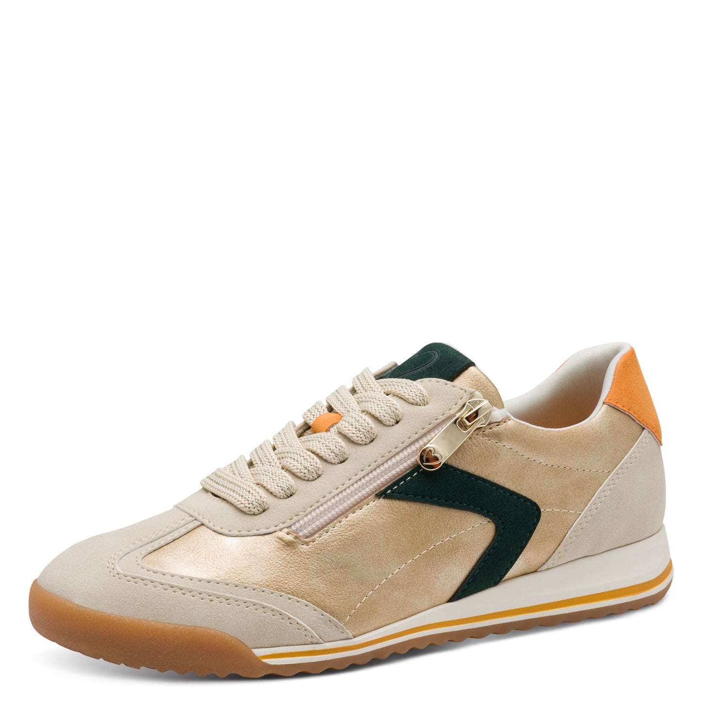 MT Dune Comb Trainers - Orange/Khaki
