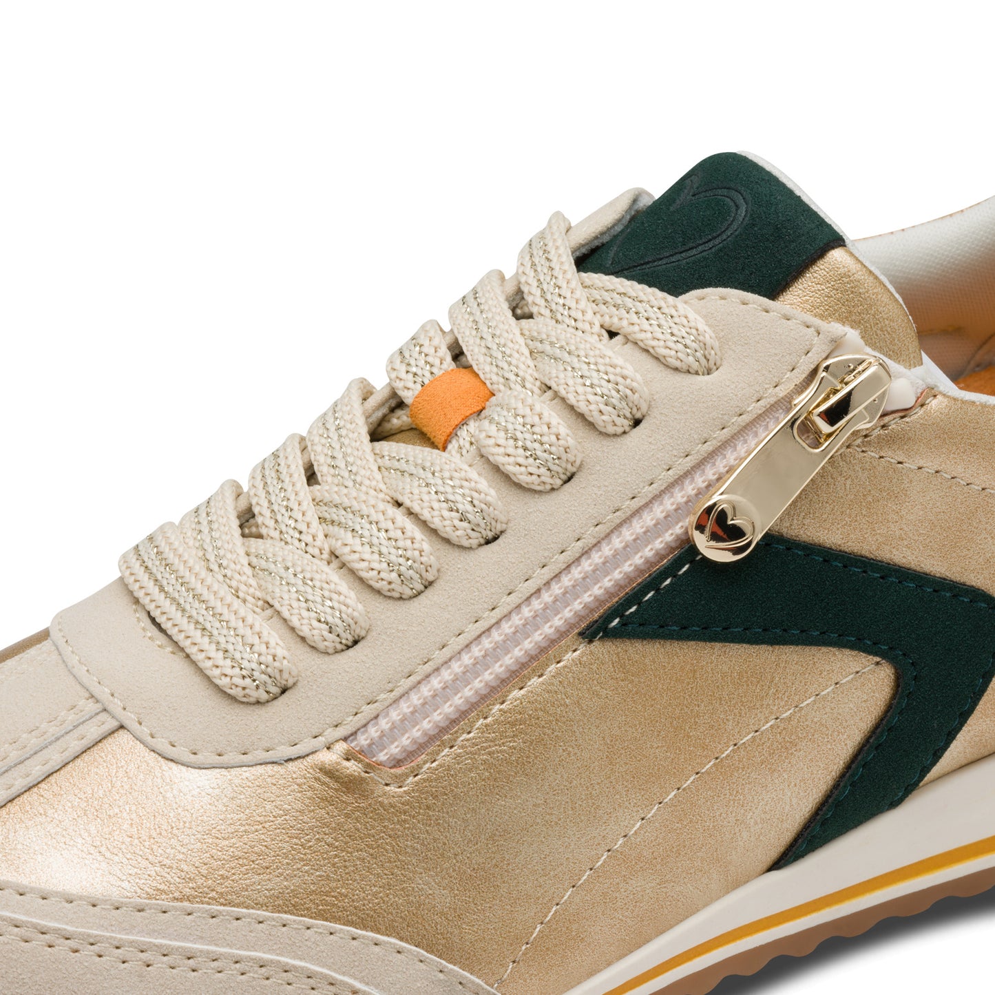 MT Dune Comb Trainers - Orange/Khaki