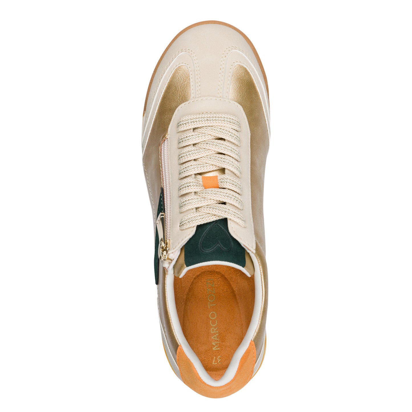 MT Dune Comb Trainers - Orange/Khaki