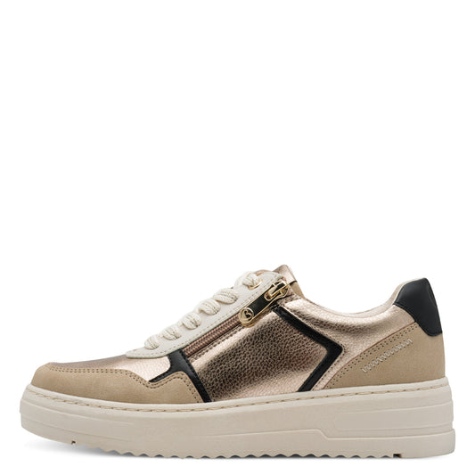 MT Lace up Trainers - Champagne Comb