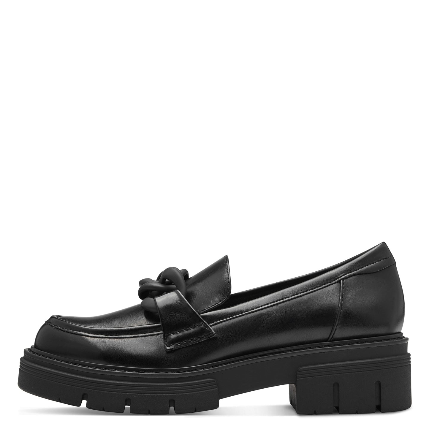 MT Chain Loafers - Black Brush