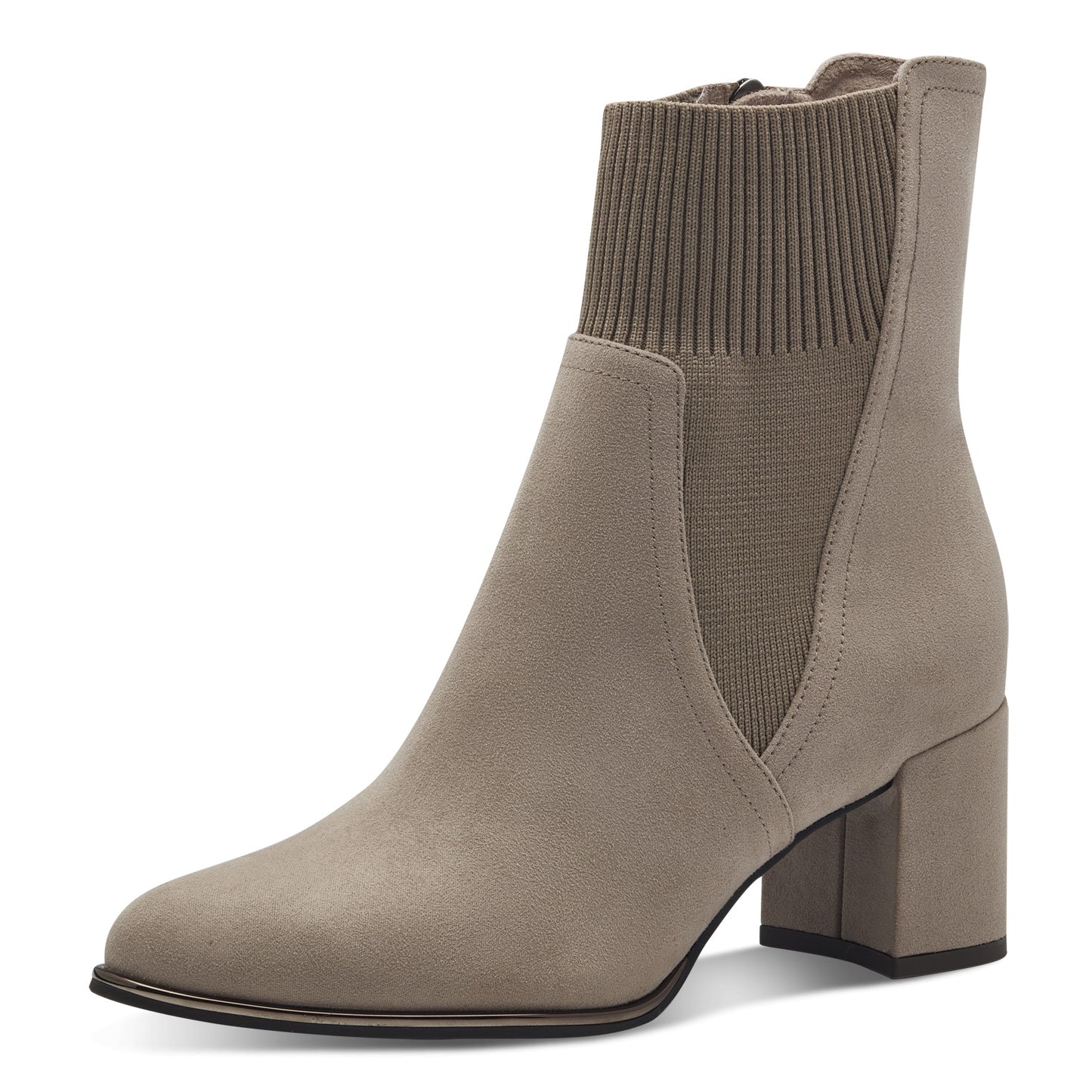 MT Sock Ankle Boots - Taupe