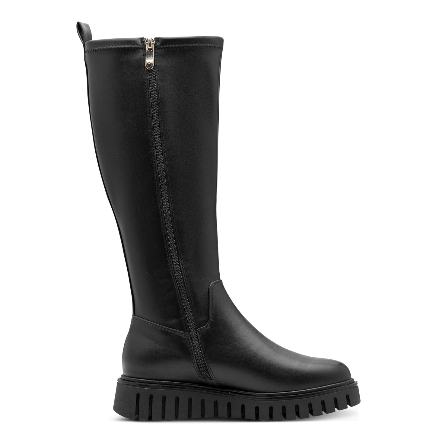 MT Slight Wedge Long Boots - Black