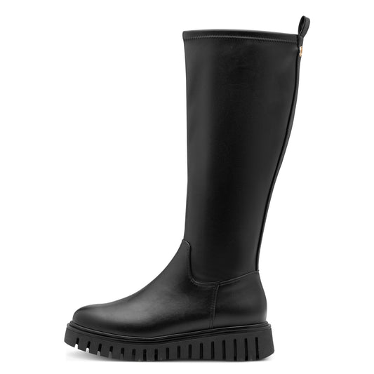 MT Slight Wedge Long Boots - Black