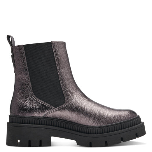 Marco Tozzi Chunky Chelsea Boots - Pewter