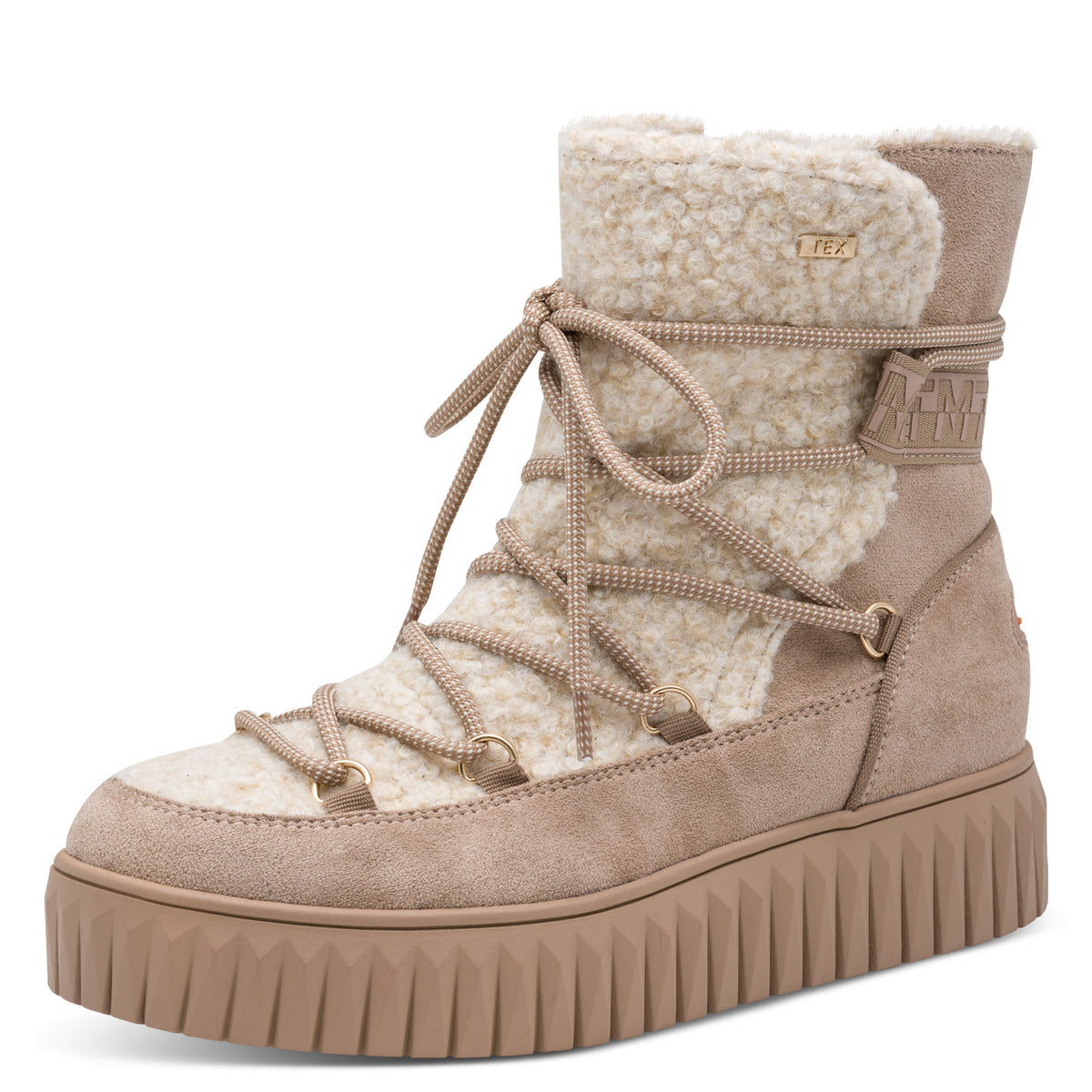 MT Fleece Hiker Boots - Taupe Comb