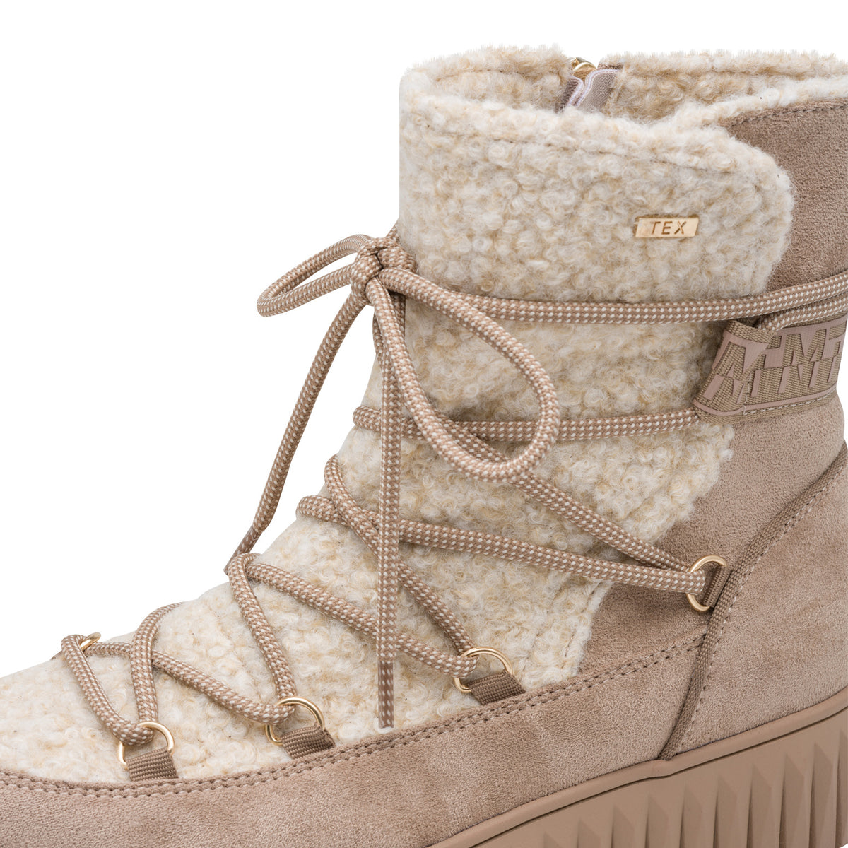 MT Fleece Hiker Boots - Taupe Comb