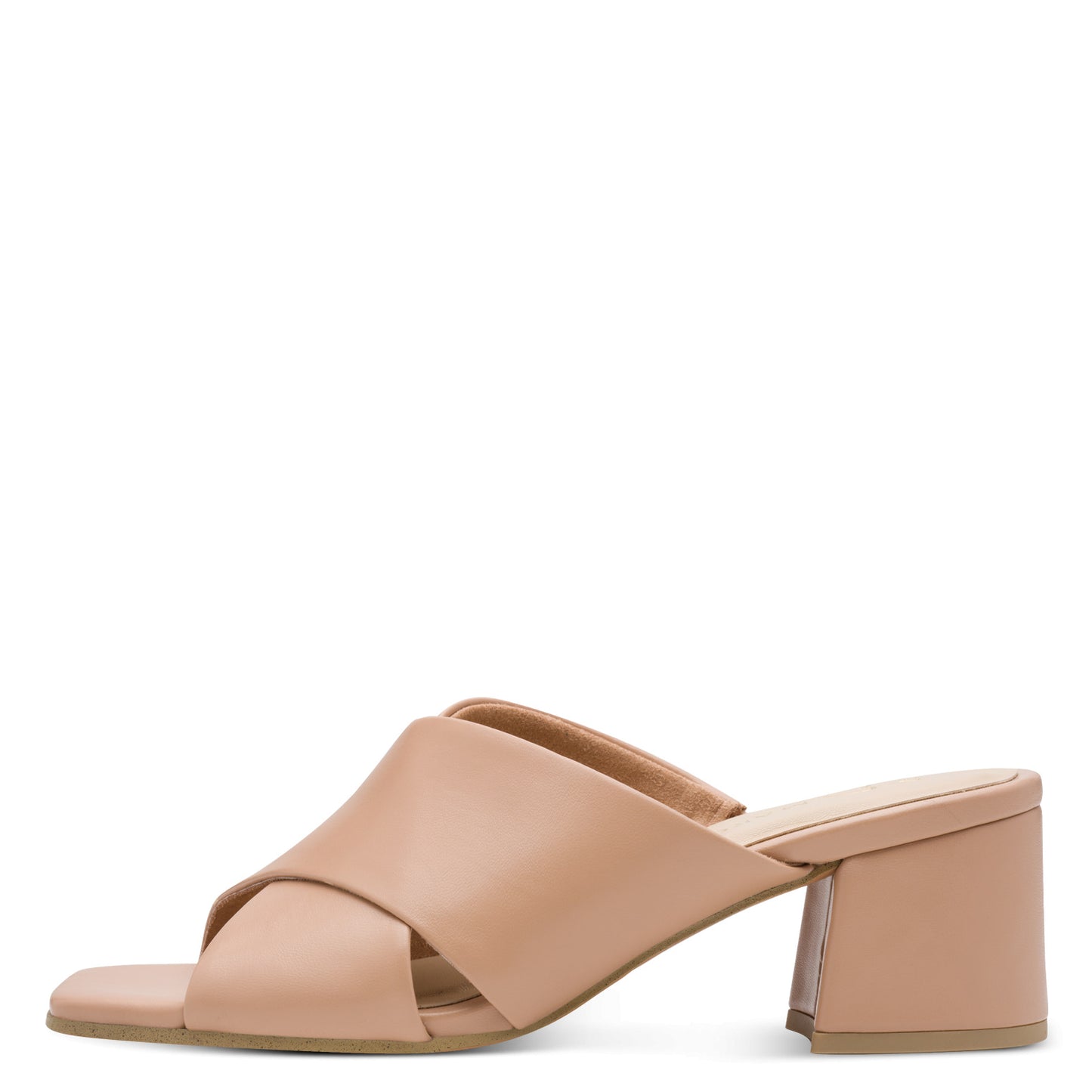 MT Cross Strap Mules - Cappuccino