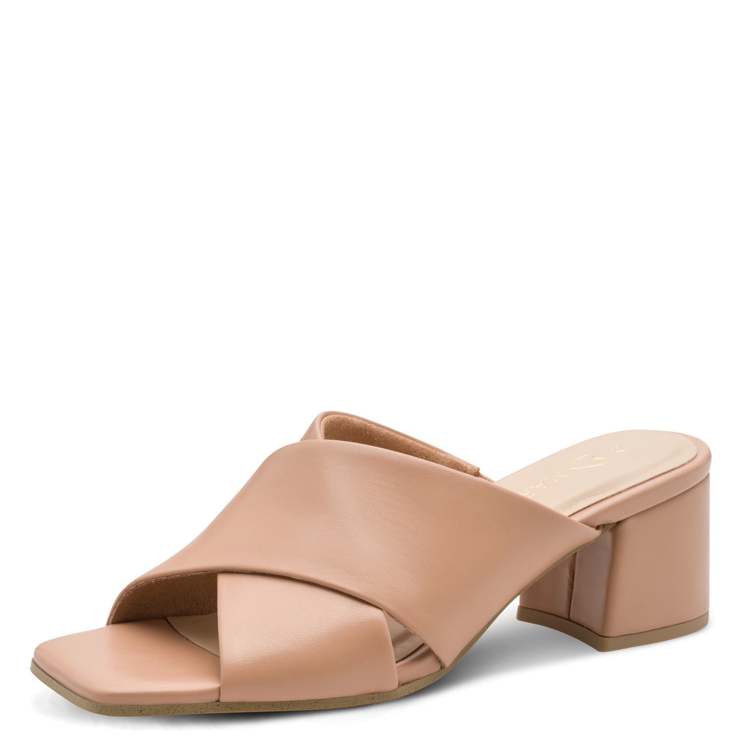 MT Cross Strap Mules - Cappuccino