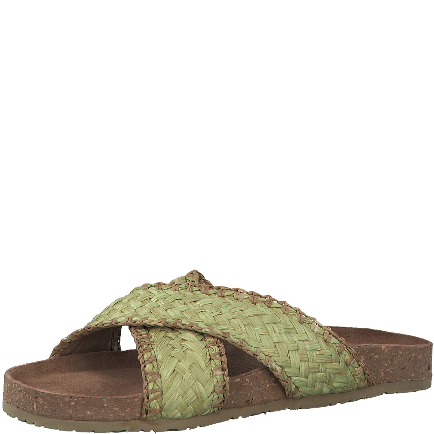 MT stitched sandals - lime