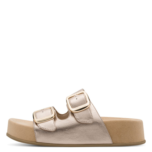 MT Buckle Sandals - platinum