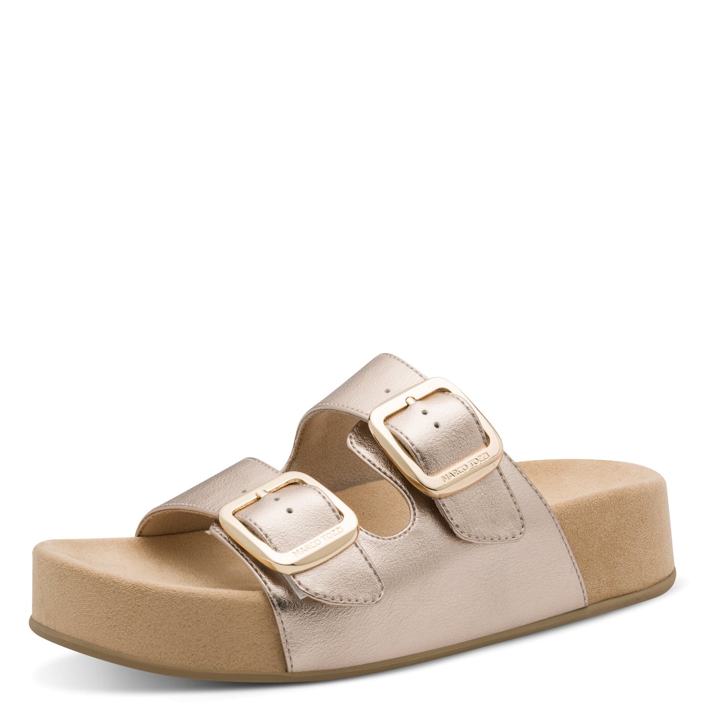 MT Buckle Sandals - platinum