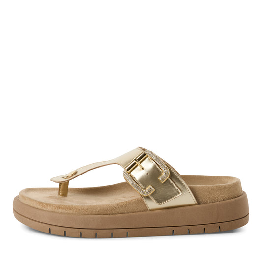 MT Toe Post Sandals - platinum