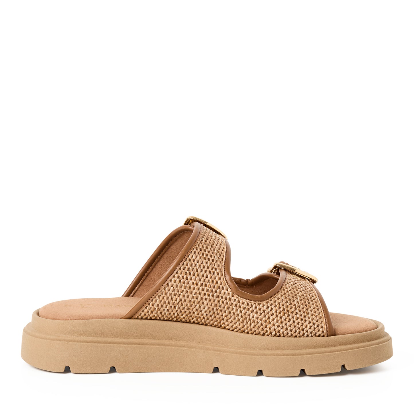 MT Double Buckle Sandals - Nature Comb