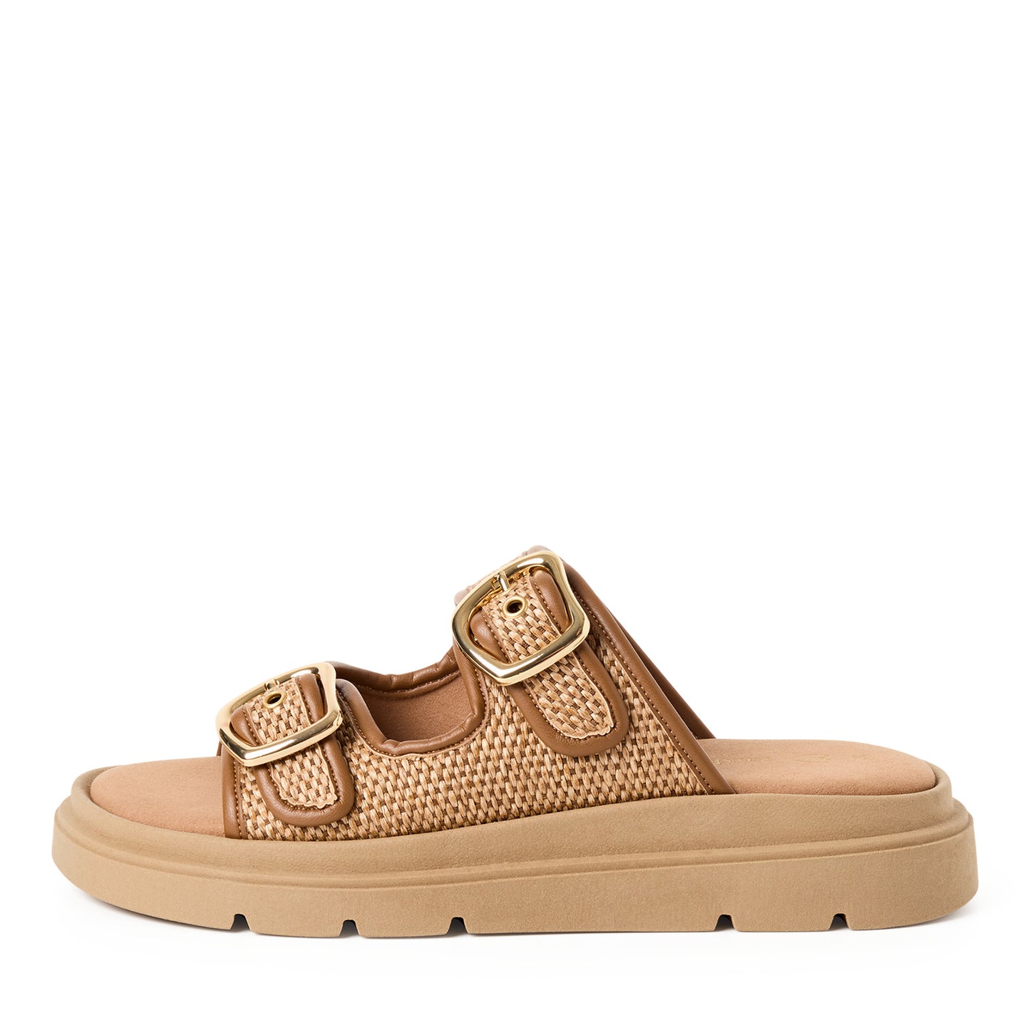 MT Double Buckle Sandals - Nature Comb
