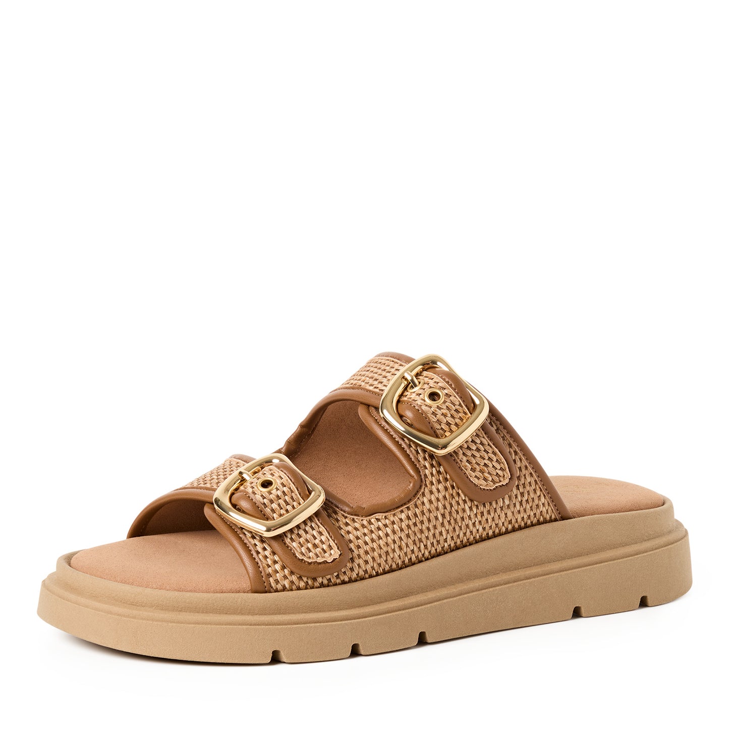 MT Double Buckle Sandals - Nature Comb