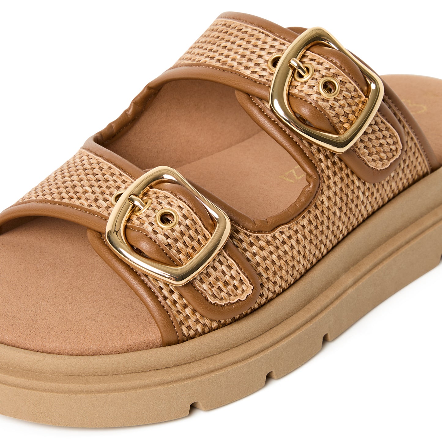 MT Double Buckle Sandals - Nature Comb