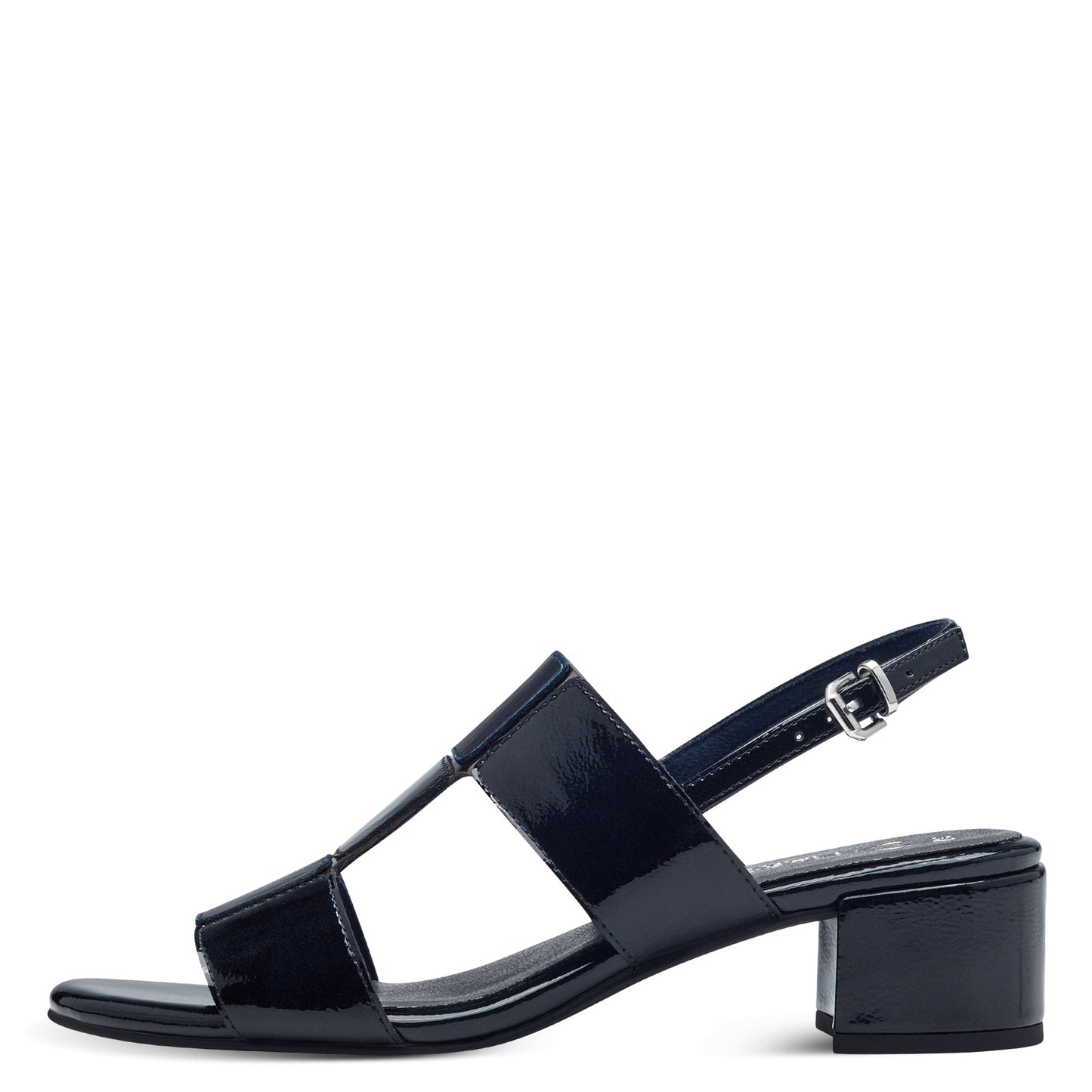 MT Low Block Heel - navy