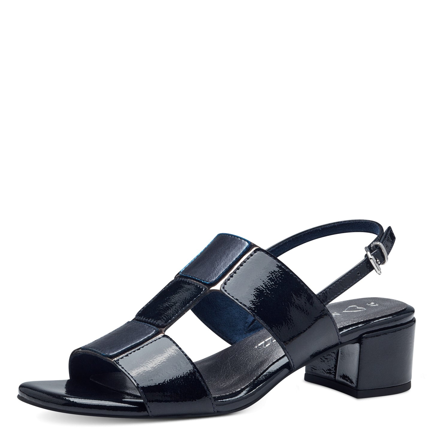 MT Low Block Heel - navy