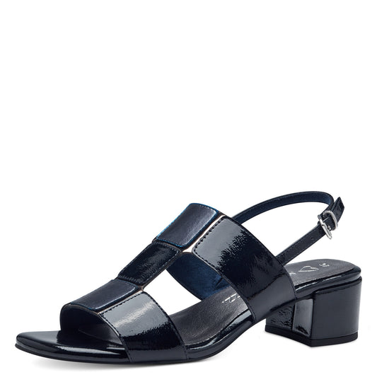MT Low Block Heel - navy