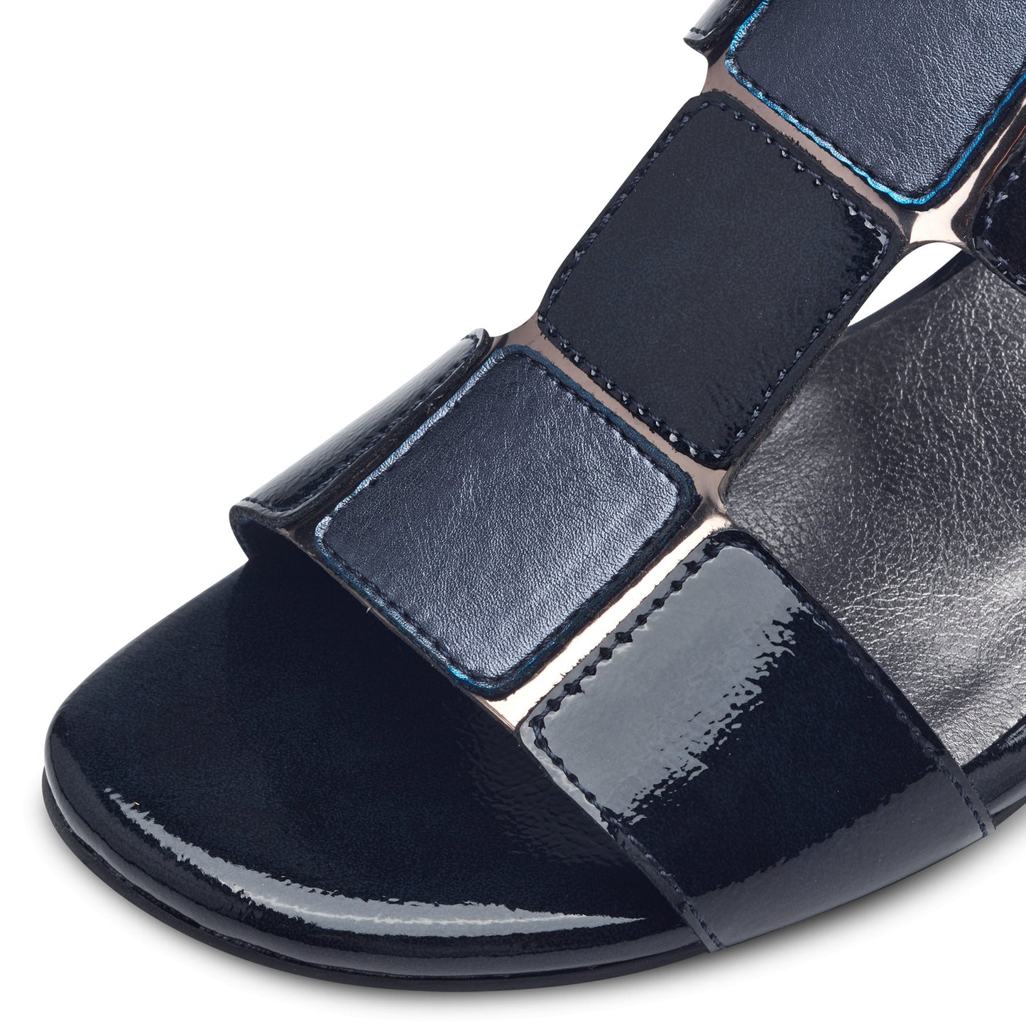 MT Low Block Heel - navy
