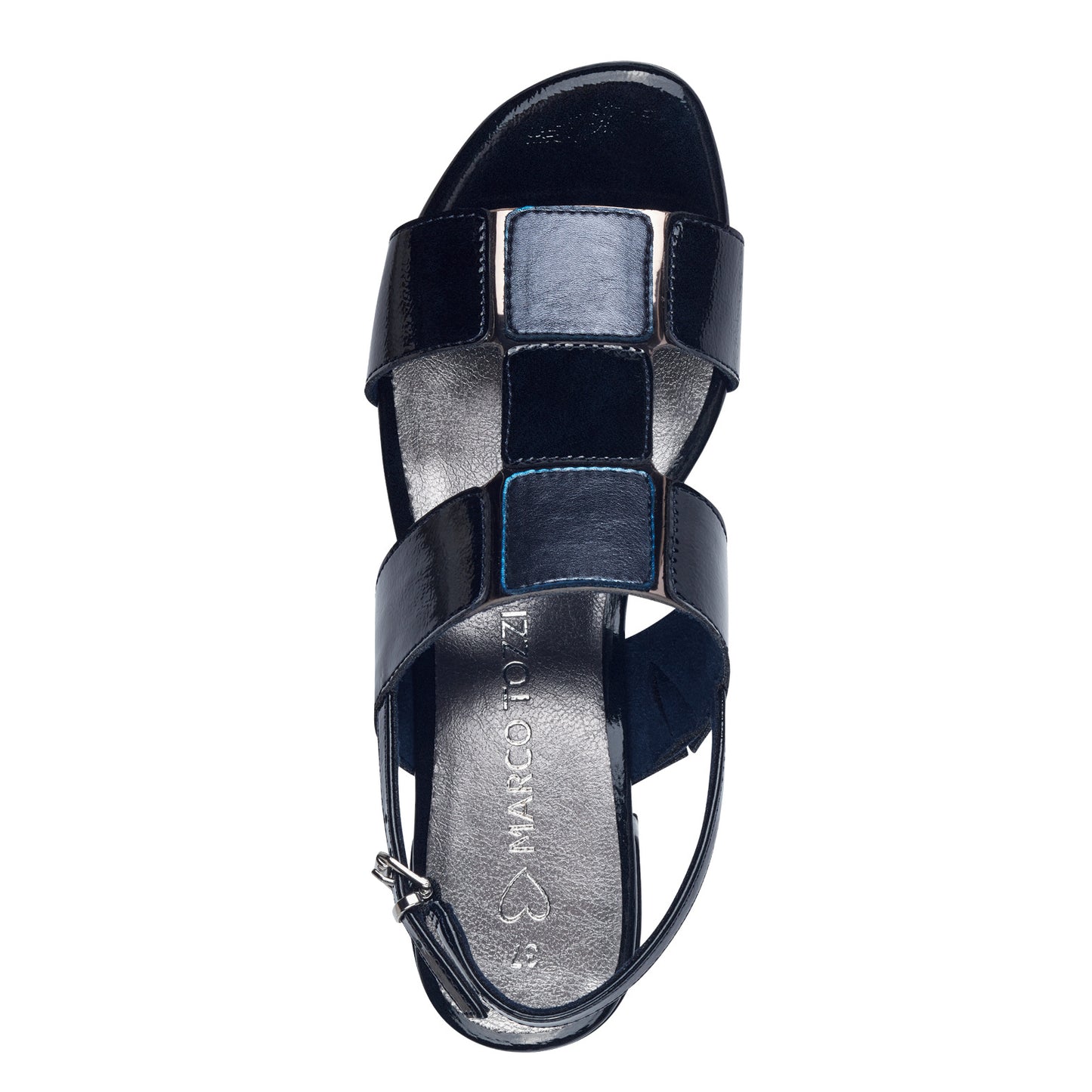 MT Low Block Heel - navy