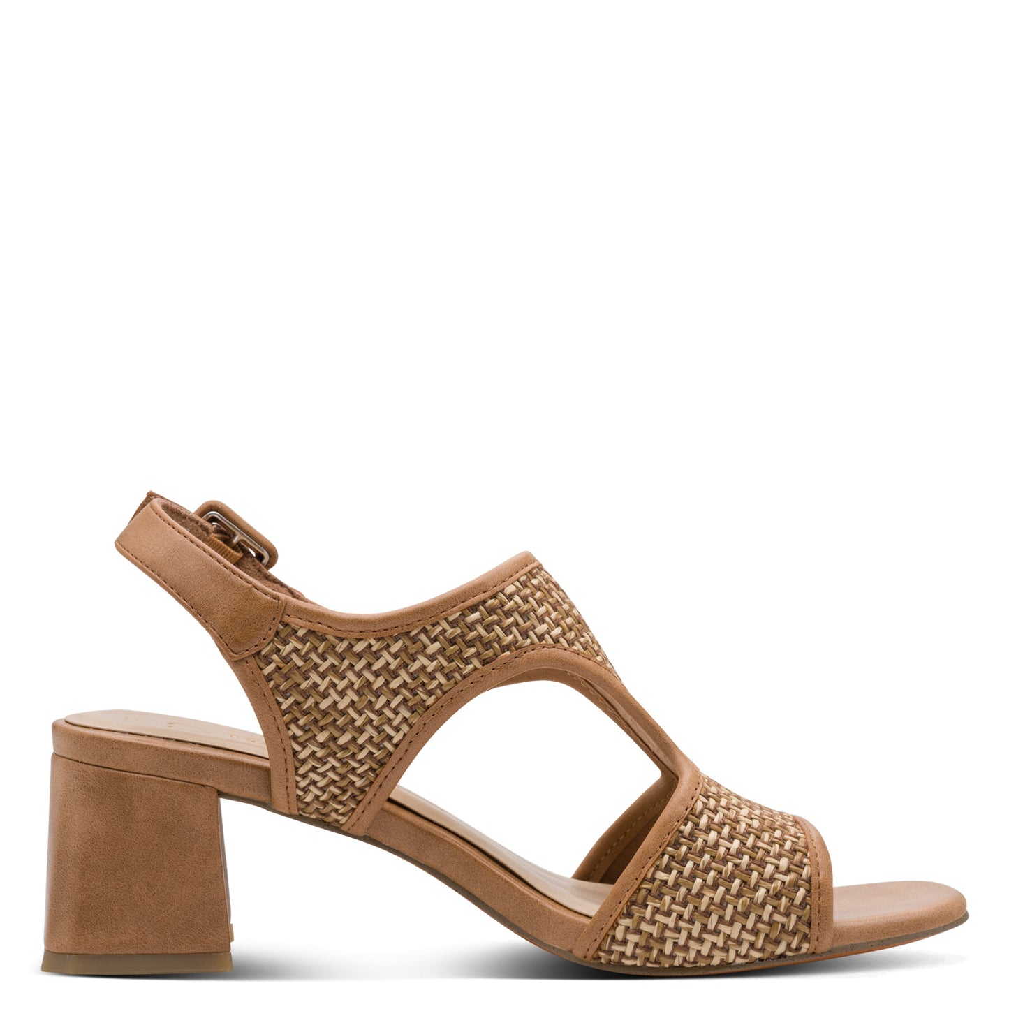 MT Weave Heel Sandals - Cognac Comb