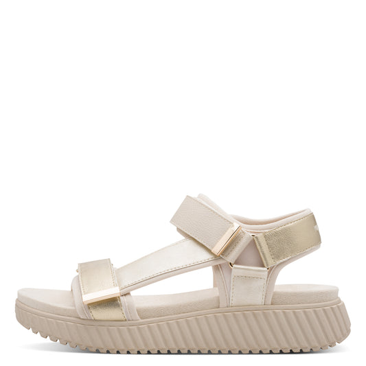 MT Strapped Sandals - gold