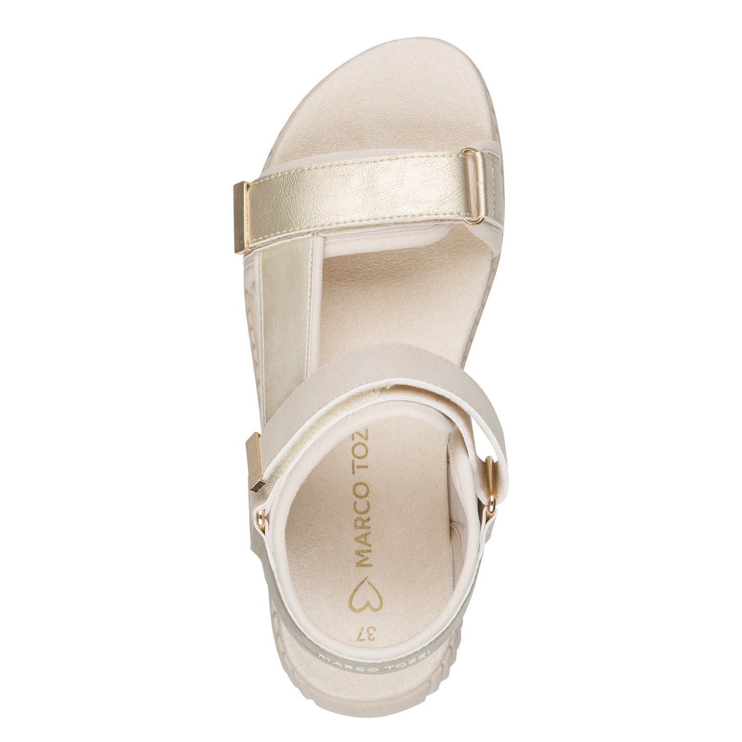 MT Strapped Sandals - gold