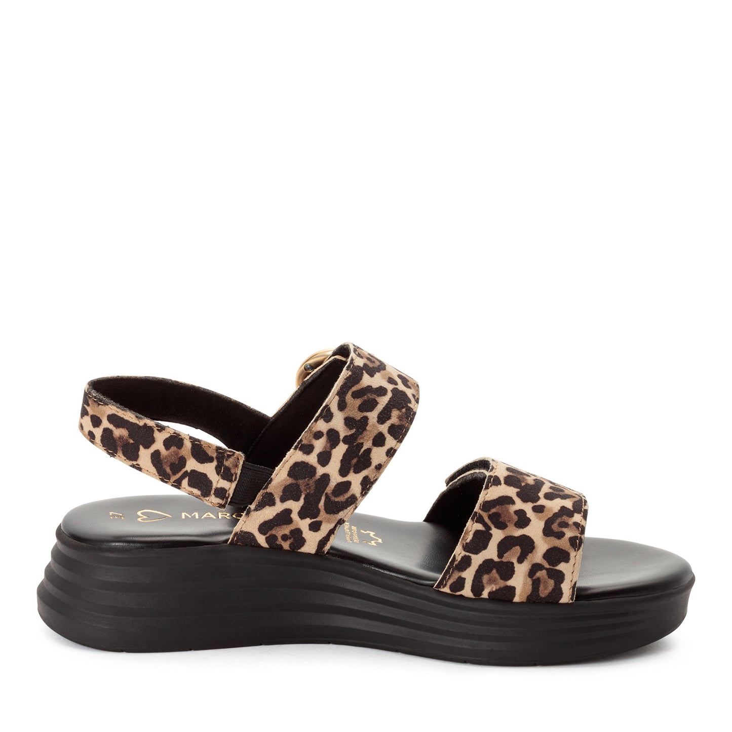 MT Animal Print Sandals - Leopard Beige