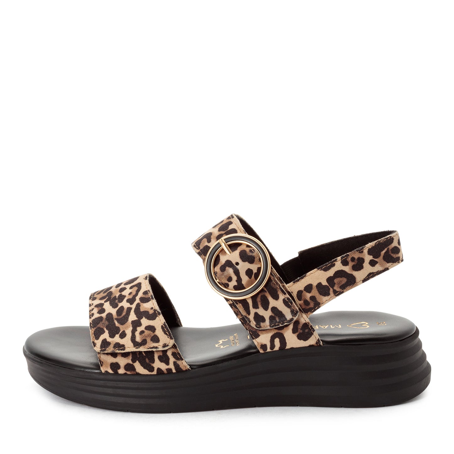 MT Animal Print Sandals - Leopard Beige