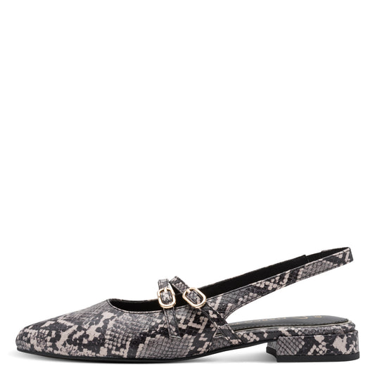 MT Flat Slingback - Snake