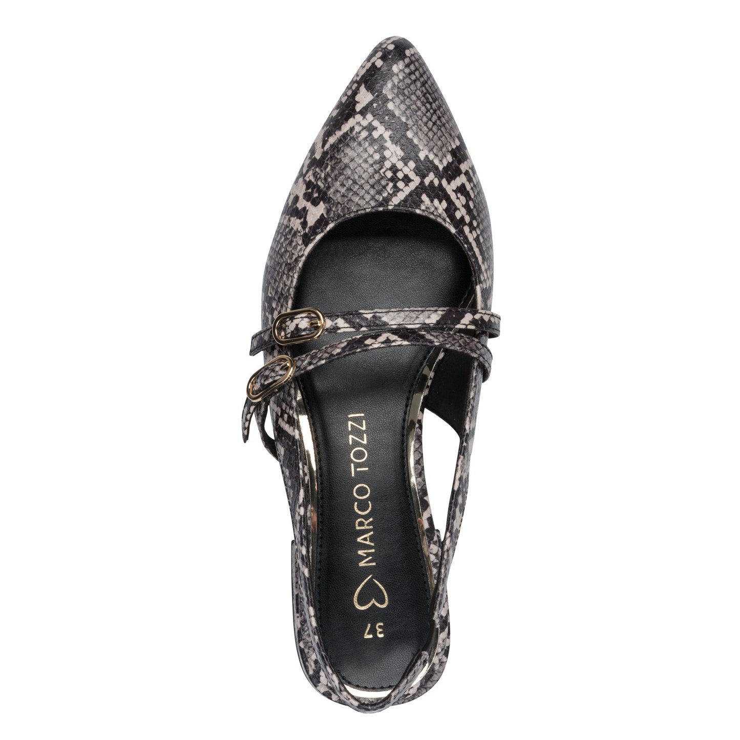 MT Flat Slingback - Snake
