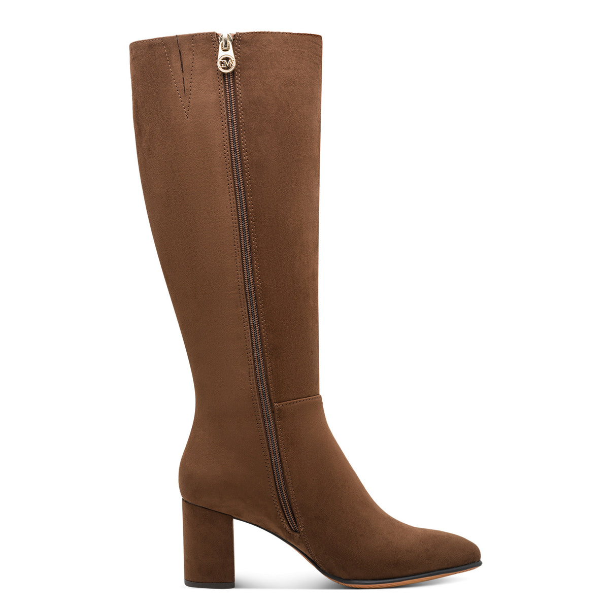 MT Side Zip Knee High Boots - Cinnamon