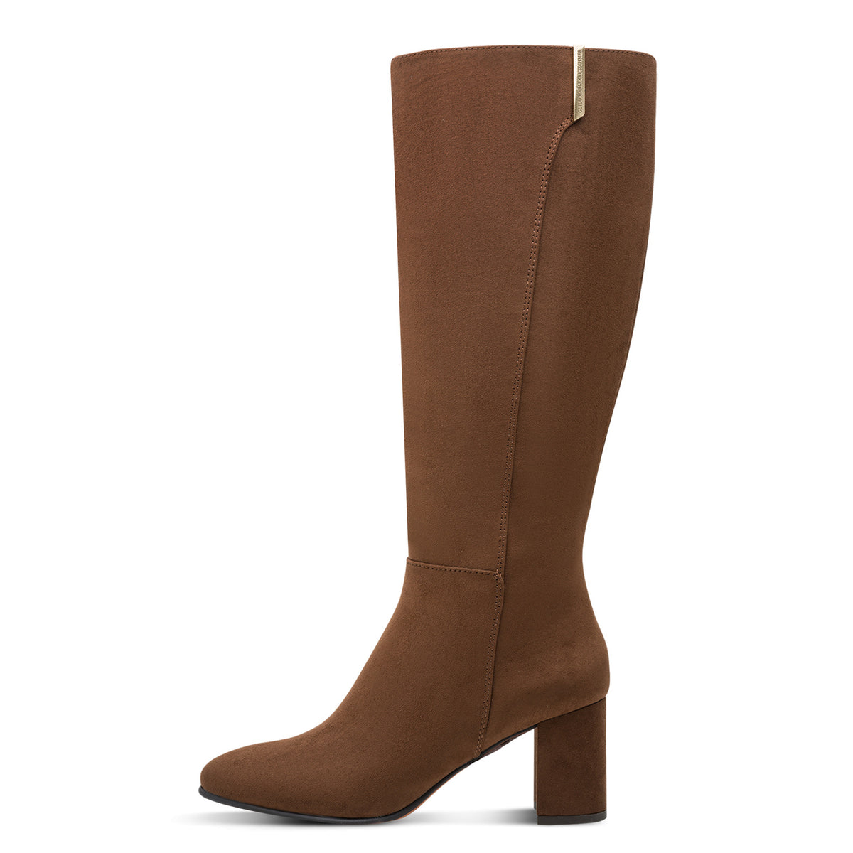 MT Side Zip Knee High Boots - Cinnamon