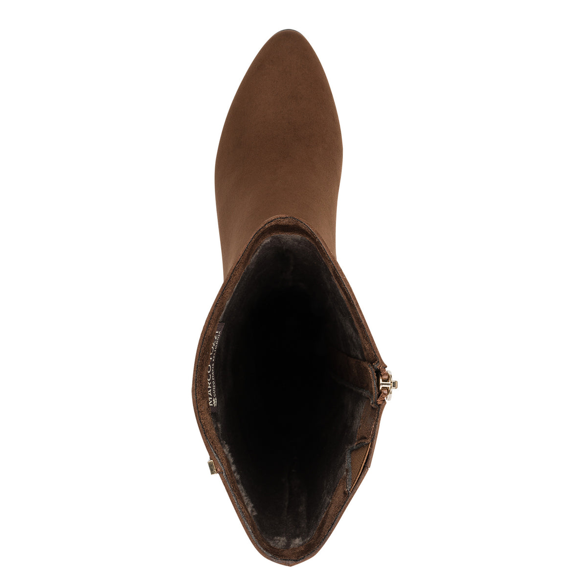 MT Side Zip Knee High Boots - Cinnamon
