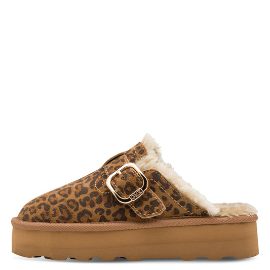 MT Mule Slippers - Leo Cognac