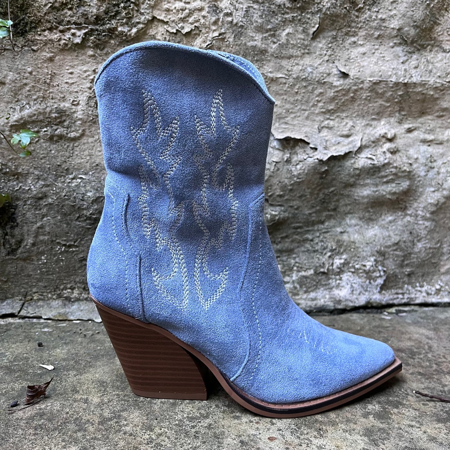 Western boots - blue