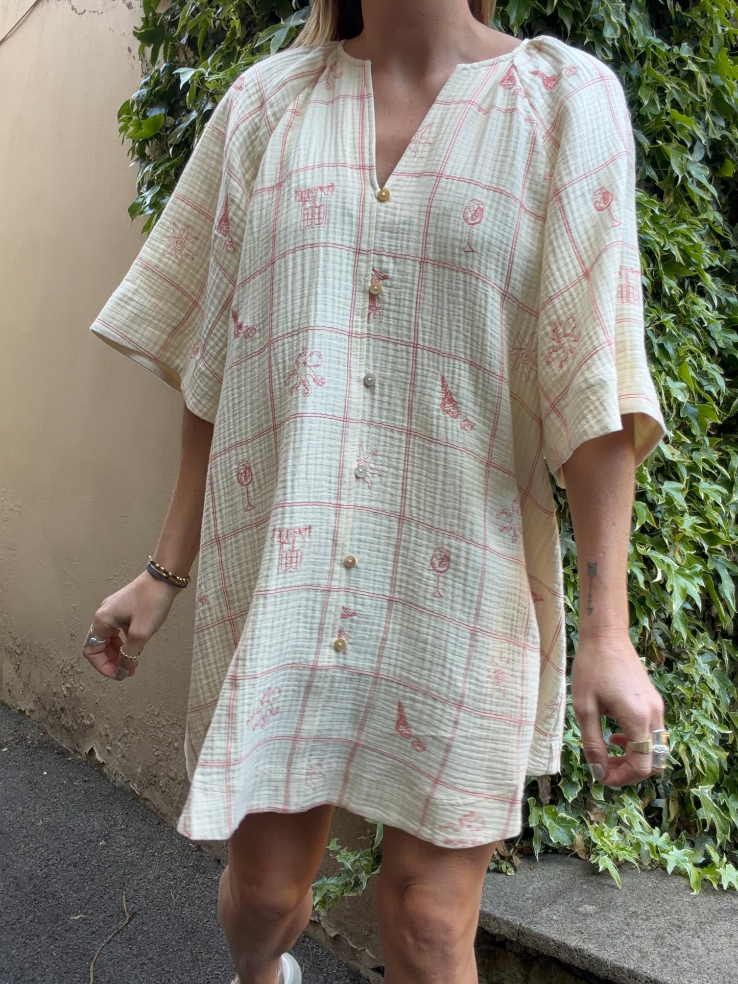 FRNCH Tommaso Dress- cream