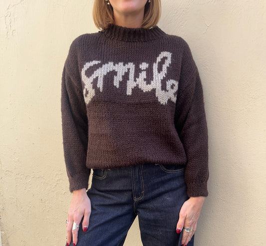 Smile Jumper - brown