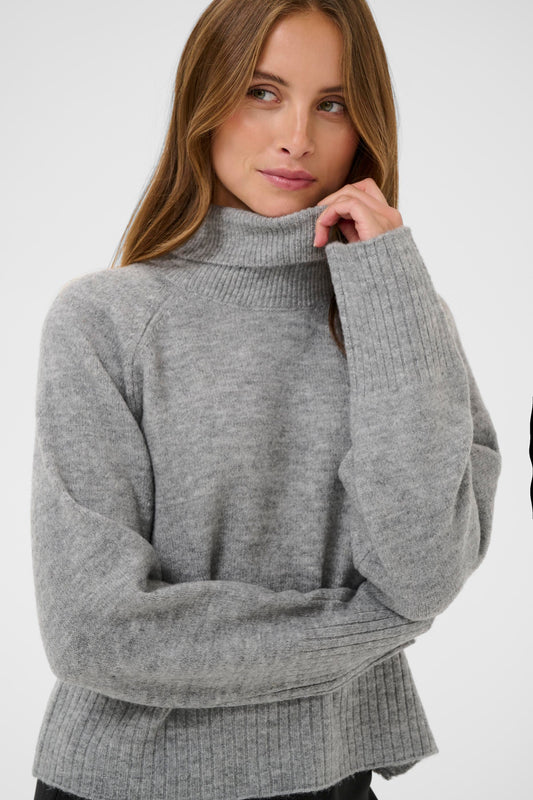 Kaffe Erin Rollneck - grey