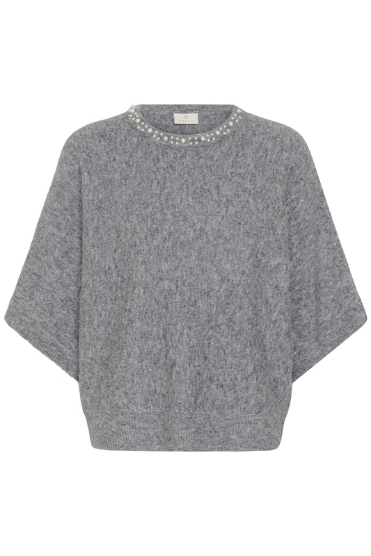 Kaffe Betty Batwing Jumper - grey