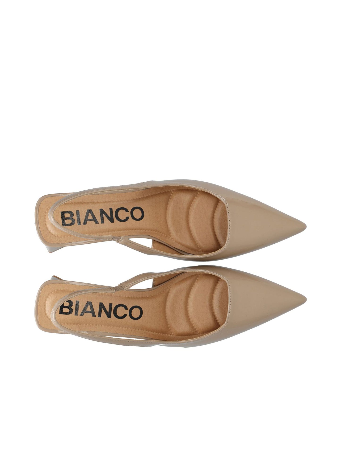 BIANCO Biamaralyn Slingback Heels - Nougat