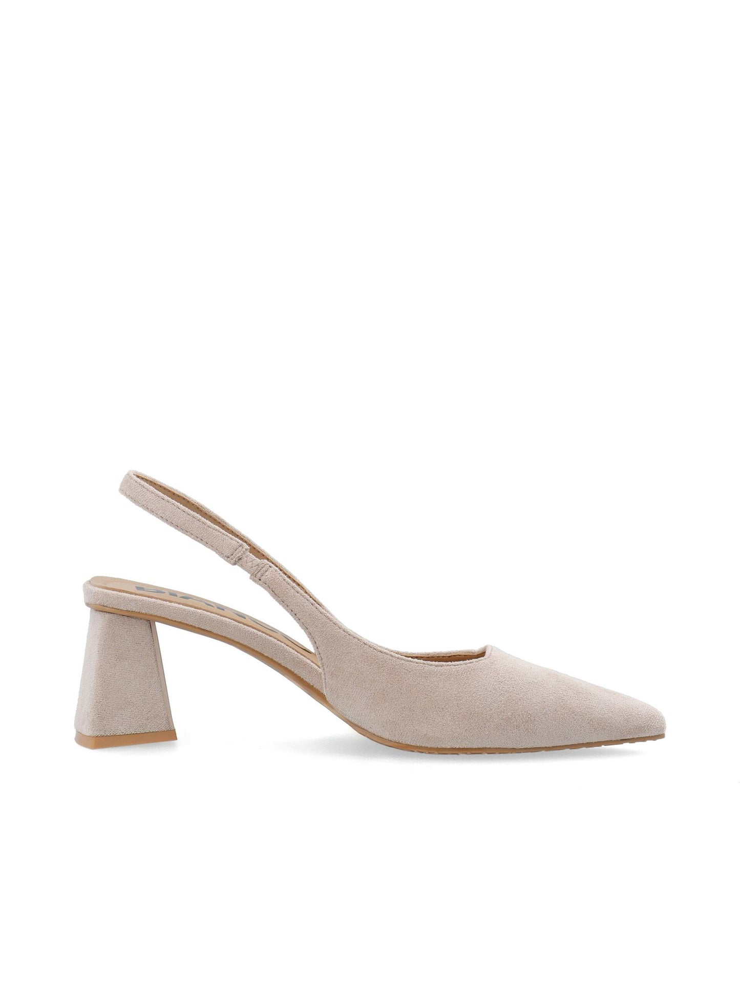 BIANCO Biamaralyn Slingback Heels - Nougat Suede
