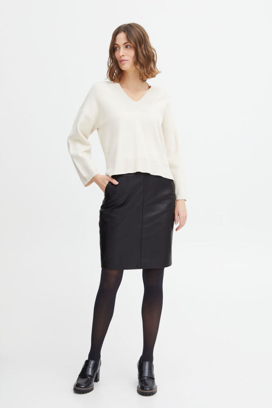 Fransa Leather Skirt - 2 Colours