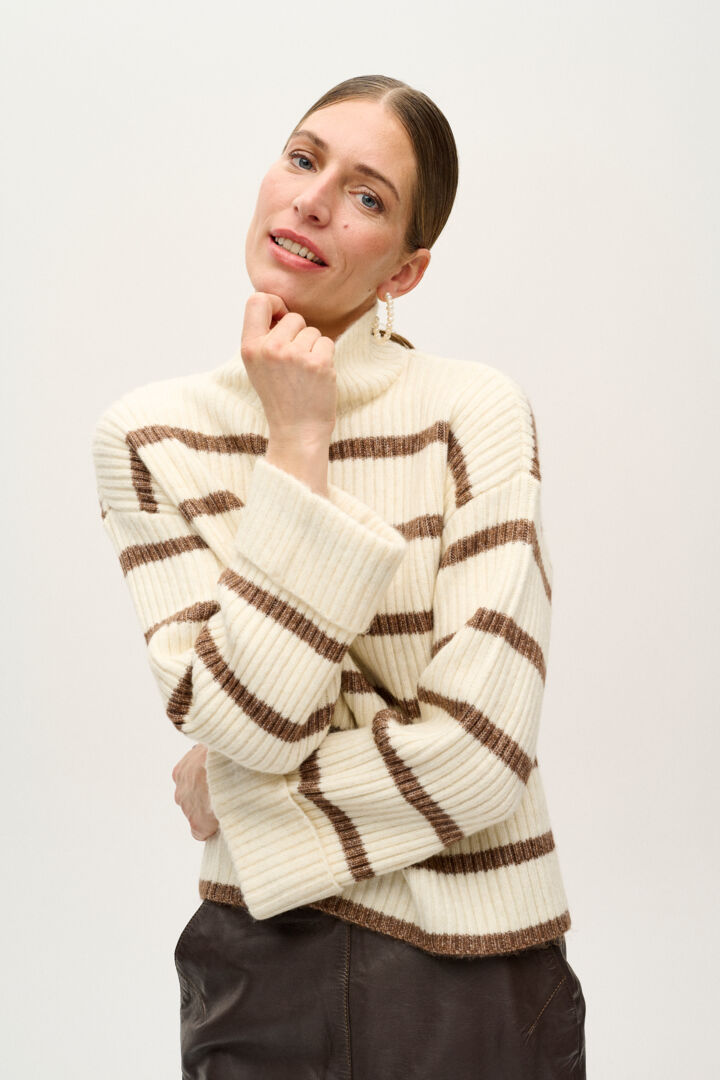 Fransa Elly Stripe Pullover - Various Colours