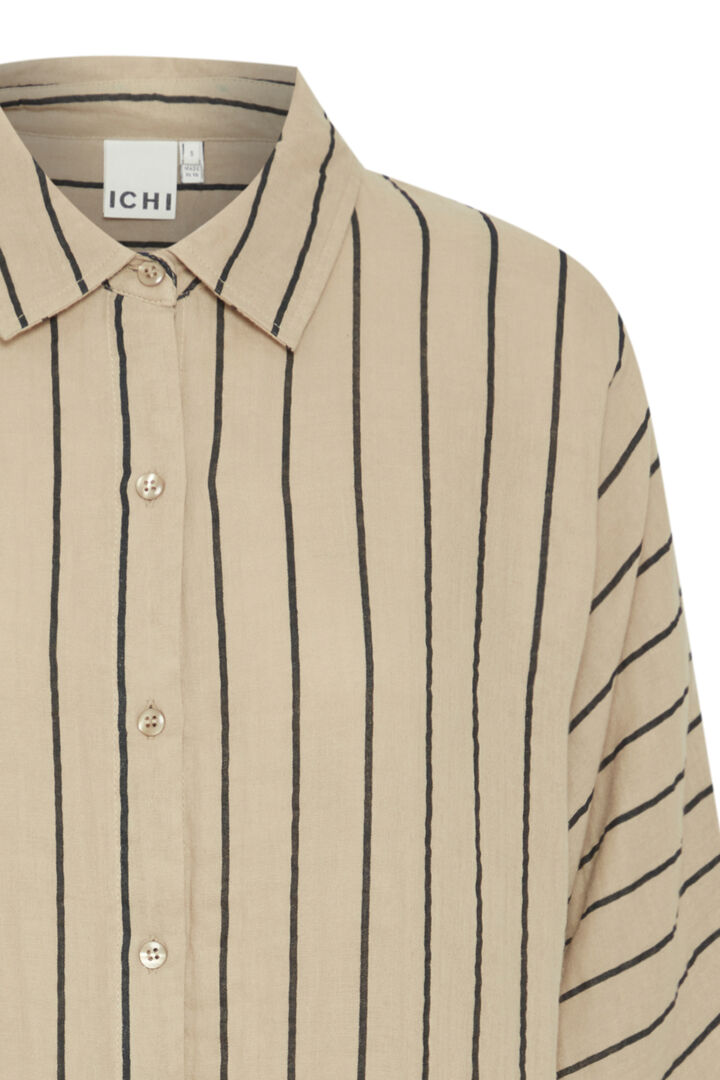 ICHI Foxa Stripped Beach Shirt