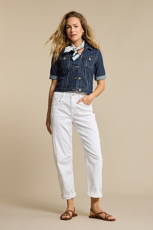 RB Caitlina Side Patch Mid- white