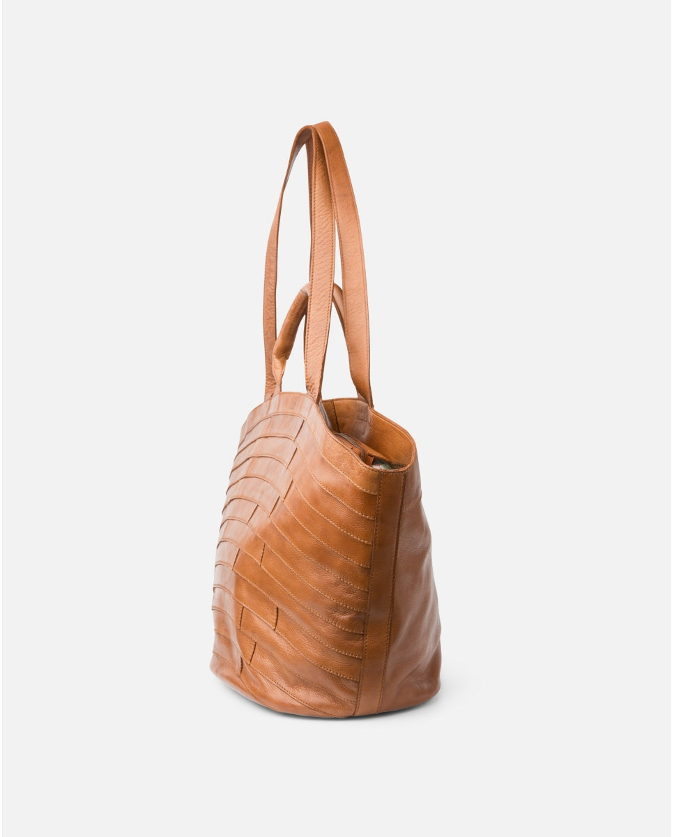 Biba Lewisburg Bricks Bag - tan