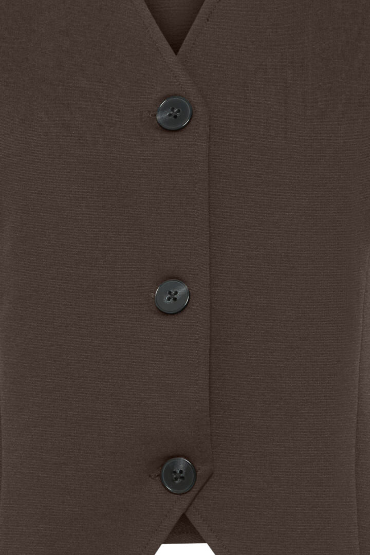 Fransa Zablazer Waistcoat - After Dark